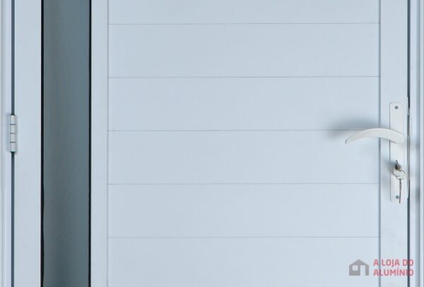 Porta Lambril Com Visor Simples Alumínio Branco Linha Design-863