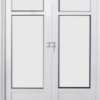 Porta Camarão Lambril Com Vidro Alumínio Branco Linha Design-870