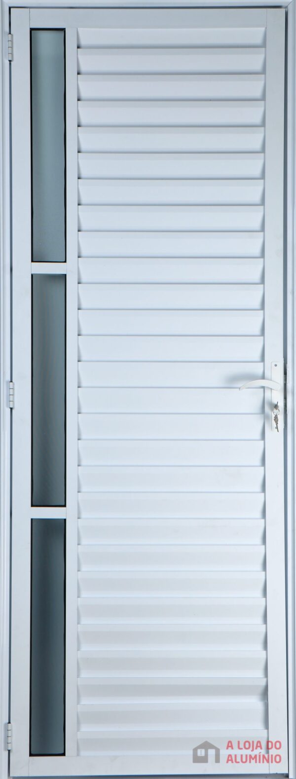 Porta Palheta Com Visor Simples Alumínio Branco Linha Design-0