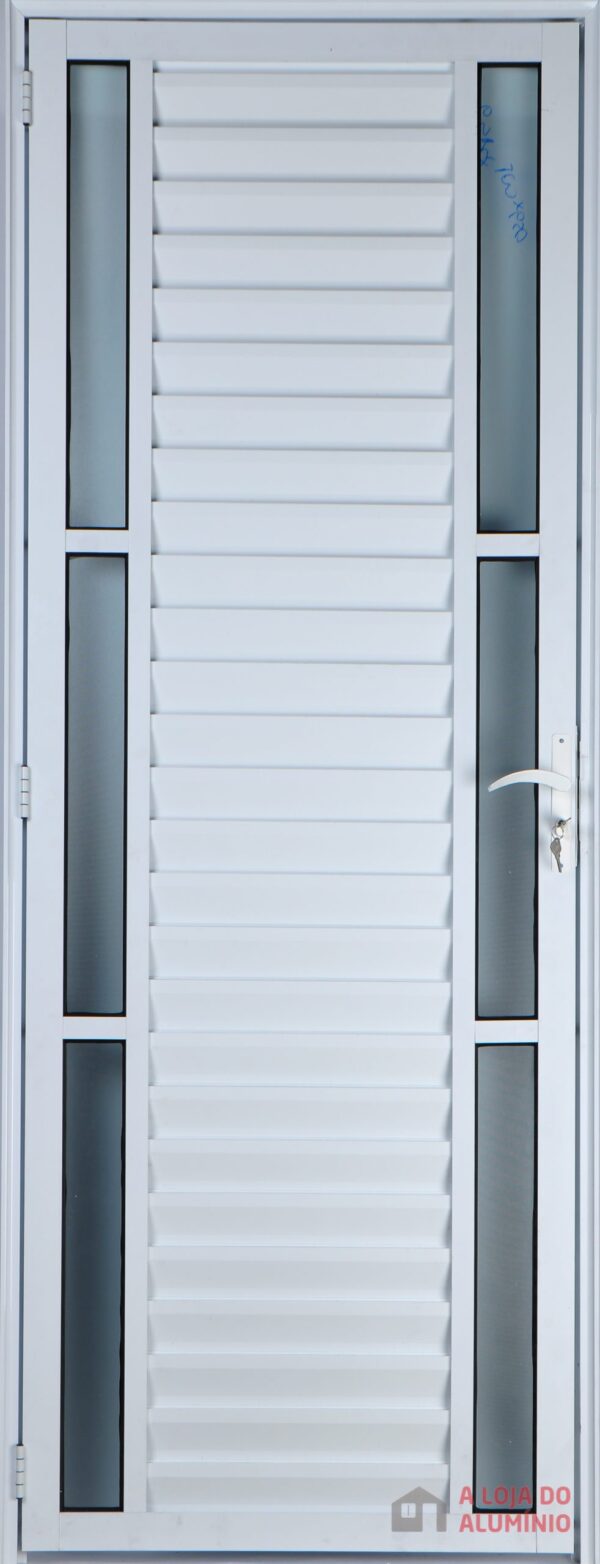 Porta Palheta Com Visor Duplo Alumínio Branco Linha Design-0