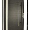 Porta Lambril Pivotante Visor Simples Alumínio Dark Linha Top-1710